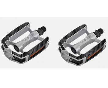 Alloy Bodied pedal 9/16" Non Slip Rubber hybrid Bicycle Bike Pedals